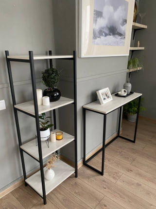 Стеллаж малый 450*340*1320мм Дуб Вотан_1