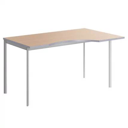 Стол эргономичный ИМАГО-С CА-2С(Л/Р) клен алюминий / IMAGO-S CA-2S(L/R)_0