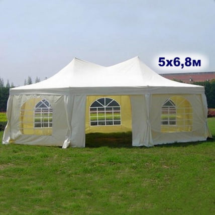 Шатер-павильон АФМ-1054ХФ Беиге (5х6.8) / AFM-1054HF Beige_0