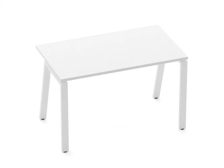 Стол прямой Дека Л-обр. каркас 73.07.12 Белый / Deka_1