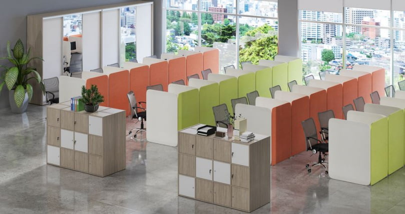 Перегородка боковая глухая левая Колл-центр КC.Б(Л) Ромео-04 / KC.B(L) Romeo-04_2