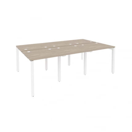 Рабочая станция на П-образном м/к ОНИКС О.МП-Д.РС-6.0.7 Дуб Аттик/Белый / ONIX O.MP-D.RS-6.0.7_0