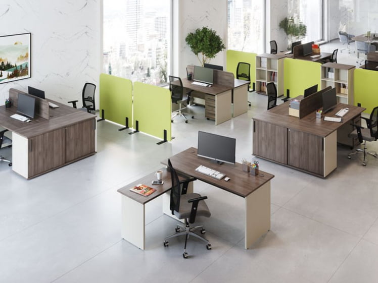 Стол эргономичный правый Нев Лине НЛН36315431 Дуб шамони темный / New Line NLN36315431_2