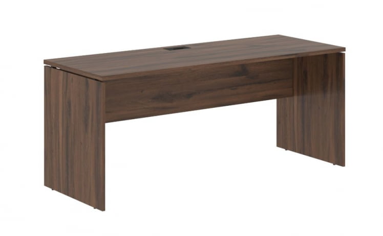 Стол письменный ЕДИС ЕДСТ 1767 Дуб Денвер темный Черный / EDIS EDST_0