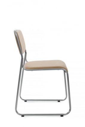 Кресло Никс РCХ ОМКЛ-02 Бежевый/Металл окрашенный Хром / Nix RCH OMKL-02_1