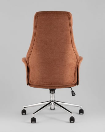 Кресло офисное ТопЧаирс Неома терракотовый ткань / TopChairs Neoma_3