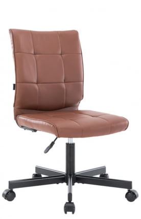 Кресло для персонала Еверпроф ЕП-300 Экокожа Коричневый / Everprof EP-300_0