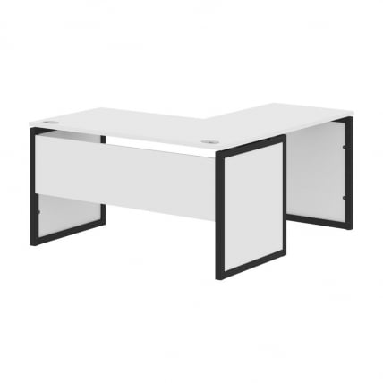 Стол письменный угловой левый КСТЕН-КП КСКПCТ 1415 Л Белый Антрацит / XTEN-QP XQPCT L_0