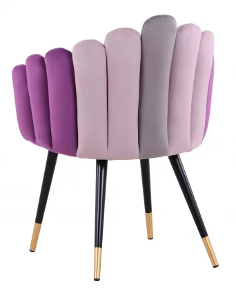 Кресло Камелия велюр Серый_5