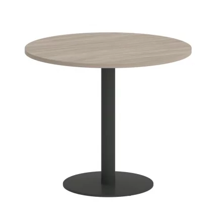 Стол журнальный круглый ХОМЕ ОФФИCЕ ВР.СП-5-90.1 Дуб Аттик/Антрацит металл / HOME OFFICE VR.SP-5-90.1_0
