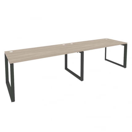 Рабочая станция на О-образном м/к ОНИКС О.МО-РС-2.4.8 Дуб Аттик/Антрацит / ONIX O.MO-RS-2.4.8_0