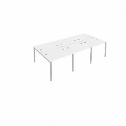 Рабочая станция на 6 раб.места Метал Сйстем Б.СМ-6.1 Белый/Серый / Metal System_0