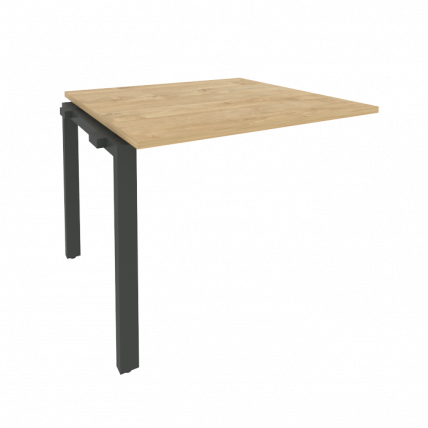 Проходной наборный элемент переговорного стола ОНИКС О.МП-НПРГ-1 Тиквуд Светлый/Антрацит / ONIX O.MP-NPRG-1_0