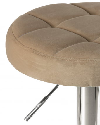 Табурет барный ДОБРИН БРУНО Бежевый велюр МДЖ9-10 / DOBRIN BRUNO MJ9-10_2