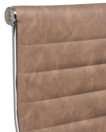 Офисное кресло для руководителей ДОБРИН CЛАРК (коричневый лофт №320) 2 шт / DOBRIN CLARK_4