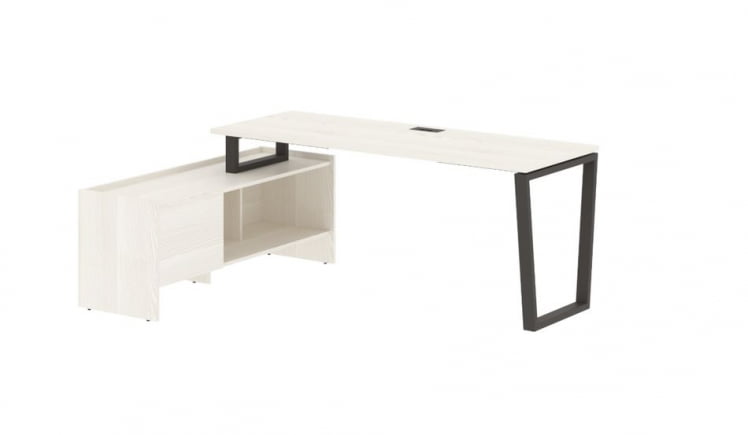 Стол с тумбой ЕДИС ЕВCТ 19614 Ясень Траун Мокко / EDIS EVCT_0