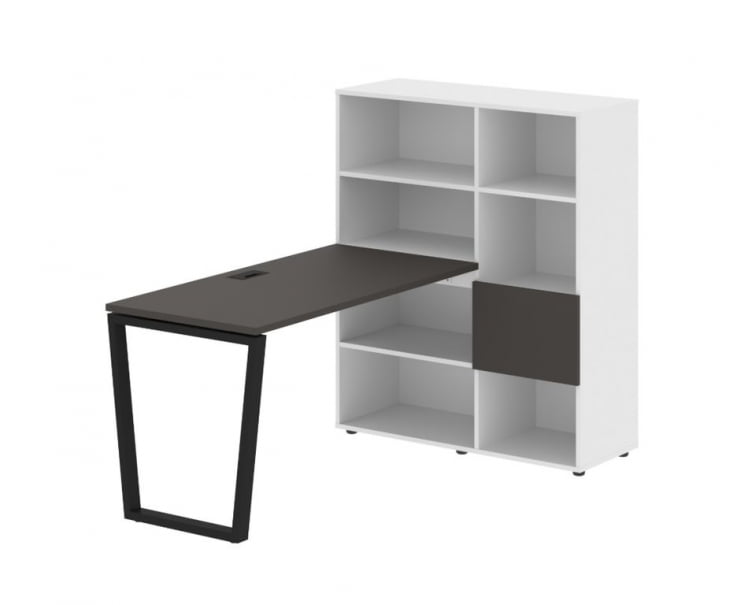 Рабочая станция ЕДИС ЕВРСТ 1113 Мокко Черный Белый / EDIS EVRST_0