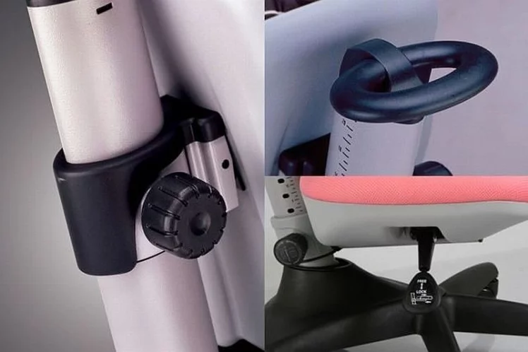 Кресло детское Бюрократ КД-2 ПК/ХЕАРТС-ПК Розовый сердца / KD-2 PK/HEARTS-PK_5