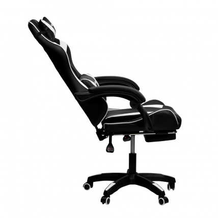 Кресло 088 цвет черный/белый с массажем 088-блаcк-вхите-масс / 088-black-white-mass_4