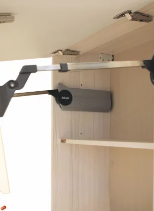 Шкаф кухонный над вытяжкой (плавное закрывание) Графит 74.83 Сосна Астрид /Ваниль_4