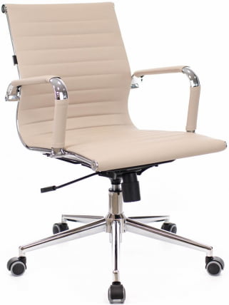 Кресло для персонала Лео Т экокожа Бежевый / Leo T_3