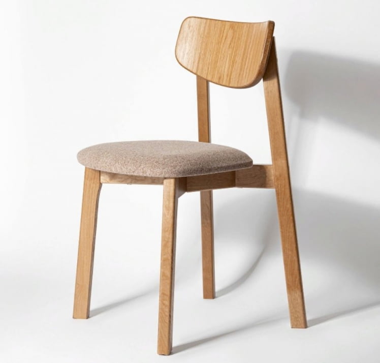 Стул с мягким сиденьем Вега Грапхите кашемир Эмаль белая / Graphite_0