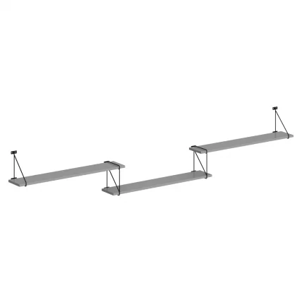 Полка навесная CОФФЕЕ СХ3-РОД/БАР Серый / COFFEE SH3-ROD/BAR_0