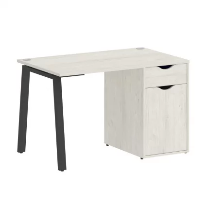 Стол письменный ХОМЕ ОФФИCЕ ВР.СП-3-118.1.А Дуб Наварра/Антрацит металл / HOME OFFICE VR.SP-3-118.1.A_0