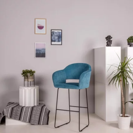Стул полубарный Оскар ПБ Блю/Линк / Oscar_7