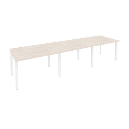 Стол переговорный (3 столешницы) ОНИКС О.МП-ПРГ-3.2 Денвер Светлый/Белый / ONIX O.MP-PRG-3.2_0