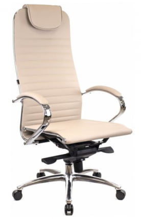 Кресло руководителя Еверпроф Деко Экокожа Бежевый / Everprof Deco_0