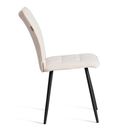 Стул обеденный Бари (2 шт. в упаковке) ЛТ, велюр, молочный/черный, 4, 41х55х89 см / Bari LT,_1