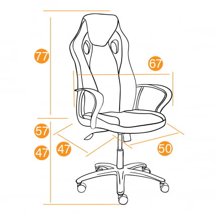 Кресло РАCЕР ГТ нев кож/зам/ткань, металлик/серый, 36/12 / RACER GT new_16