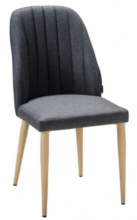 Стул Ален темно-серый/нат.дуб / Alen_0