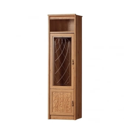 Шкаф для посуды Лючия 185 Дуб Ридинг_0