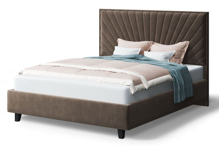 Кровать Леона, 2000кс1600мм, коричневый / 2000x1600мм,_0