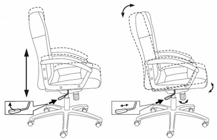 Кресло руководителя Бюрократ Т-9908АКССН/Ф9 / T-9908AXSN/F9_5