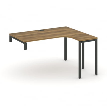 Стол-надставка на опорную тумбу (правый) CОНCЕПТ CН.ОСАН-004(Р) Сандал Янтарный Антрацит / CONCEPT CN.OSAN-004(R)_0