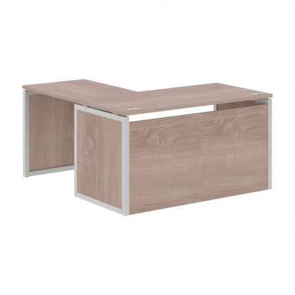 Стол письменный угловой правый КСТЕН-КП КСКПCТ 1415Х Р Дуб Сонома Серый / XTEN-QP XQPCT 1415H R_0