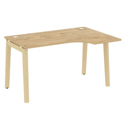 Стол эргономичный правый ОНИКС ВООД ОВ.СА-2(Р) Тиквуд Светлый/Светлый / ONIX WOOD OW.SA-2(R)_0