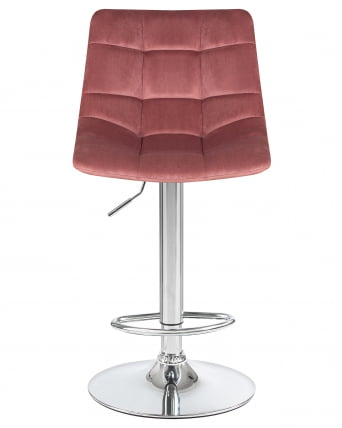 Стул барный ДОБРИН ТАИЛОР Пудрово-розовый велюр МДЖ9-32 / DOBRIN TAILOR MJ9-32_5