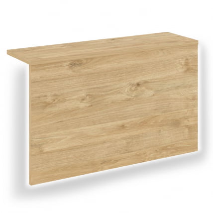 Накладка с подсветкой прямая высокая для О.Р-Ф.МП.В-158 ОНИКС О.Р-НП.В-158.1.С Тиквуд светлый / О.R-F.MP.V-158 ONIX О.R-NP.V-158.1.S_0