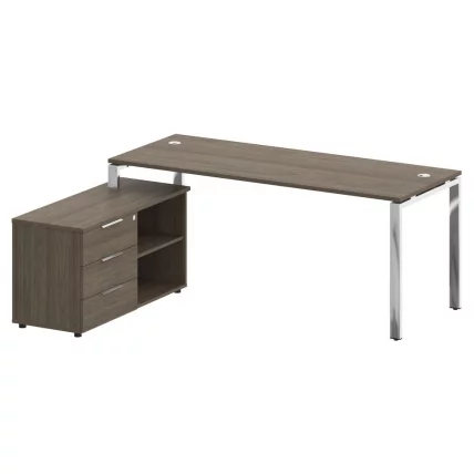 Стол рабочий руководителя с опорной тумбой левый МЕТАЛ СЙСТЕМ ДИРЕCТ БГ.СРТ-5.7 Л Вяз Благородный / METAL SYSTEM DIRECT_0
