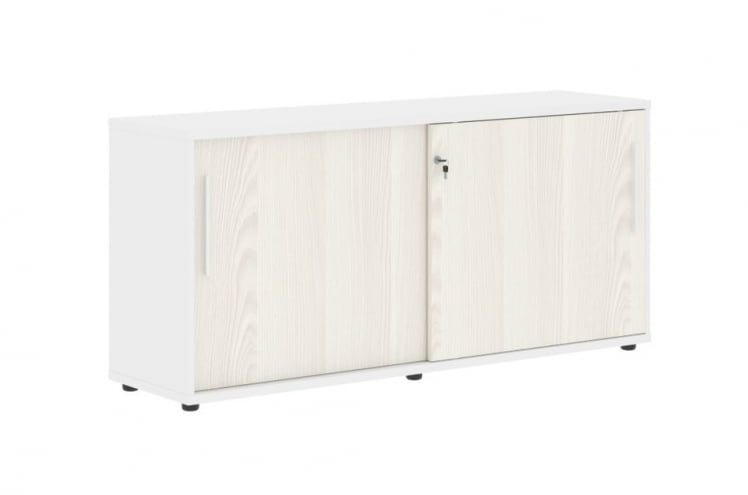 Шкаф с дверьми-купе ЕДИС ЕЛC 1643 Ясень Траун Белый Белый / EDIS ELC_0