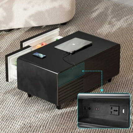 Умный кофейный столик с холодильником ЕУРЕКА ТБ90, Блаcк / EUREKA TB90, Black_8