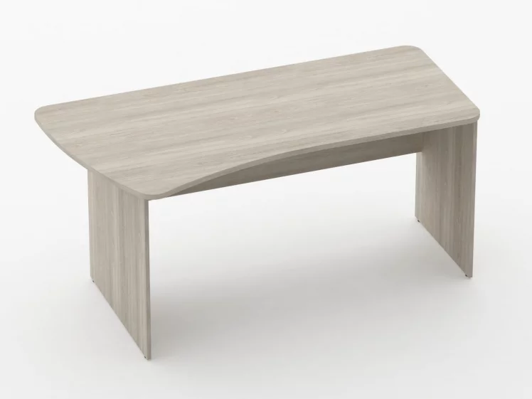 Стол эргономичный Глассй 1.12.16Л Дуб сантана светлый / Glassy_0