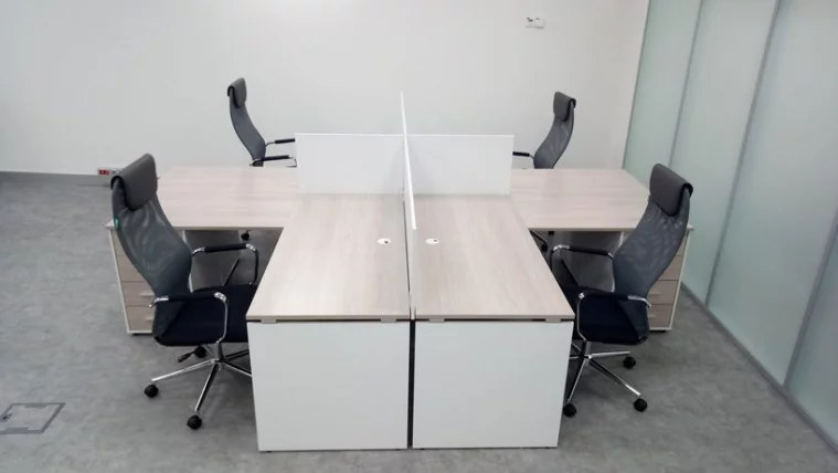 Тумба приставная Дека 9.05.10 Дуб Сантана светлый/Белый / Deka_5