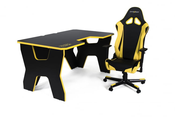 Стол геймерский Генериc Комфорт Гамер2/ДС/НИ Желтый Черный / Generic Comfort Gamer2/DS/NY_8