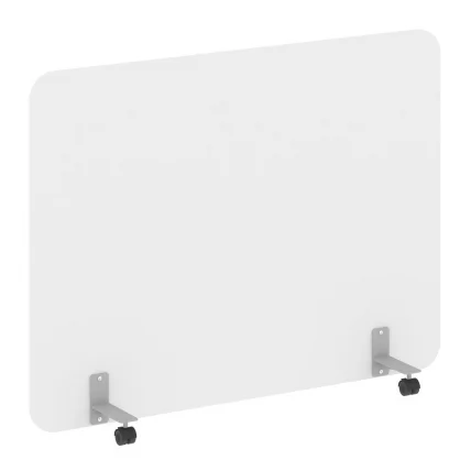 Перегородка на металлических опорах, на роликах Р-лине ДП.Р-160-120 Белый Бриллиант / R-line DP.R-160-120_0