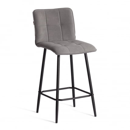 Полубарный стул Бари/Бари велюр, серый, 29, 42х55х99 см / Bari/Бари_0